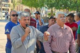 Julián Torres Ávalos, presidente del Grupo de Defensa Laboral de Trabajadores de AHMSA.