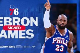 Joel Embiid y LeBron James compartirán vestidor en una de las combinaciones más llamativas de la Conferencia Este.