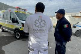 Los socorristas del SAMU arribaron al cruce de las calles Nogal y Durazno, donde se reportó el incidente.