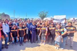 El alcalde Víctor Leija da el banderazo de inicio de la nueva planta tratadora, que fortalecerá la infraestructura hidráulica del municipio.