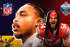 Vikings y 49ers protagonizarán el sexto partido de temporada regular de la NFL disputado en territorio mexicano.