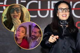 Verdad. La conductora estuvo acompañada por su hermana Marilé y su cuñado, con quienes negó cualquier conflicto familiar.