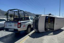 El percance involucró un vehículo MG 5 y una camioneta Chevrolet Tornado.