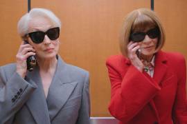 Celebración. Los fans de la película y la moda vieron uno de sus deseos cumplidos con esta sesión.