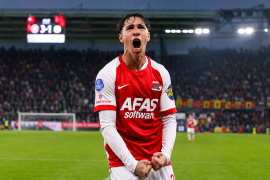 Mateo Chávez celebró su primer gol de la temporada tras vencer al portero con un potente zurdazo.
