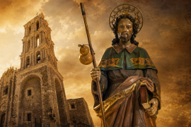 Santiago Apóstol, patrono histórico de Saltillo, permanece en el centro simbólico de la ciudad: dio nombre a la antigua villa, marcó su fecha fundacional y todavía preside la Catedral, aunque su memoria pública se haya vuelto más discreta.