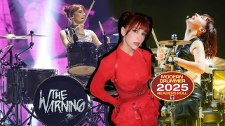 Paulina Villarreal, baterista de The Warning, es nombrada “Mejor Baterista de Rock del Año 2025” por Modern Drummer