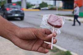 Las paletas tienen un costo de 20 pesos y pueden ser encontradas en diversos puntos de la ciudad, como en el cruce de Nazario Ortiz Garza y Rufino Tamayo.