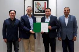 Mario Alberto Martínez Palacios recibió el nombramiento como nuevo rector de la Universidad Politécnica de Monclova-Frontera.