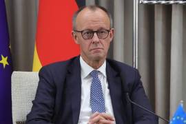 El canciller prometió que no se moverá ‘ni un milímetro de mi convicción fundamental de que ahora debemos defender nuestra libertad frente a Rusia’