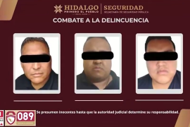 Autoridades de Hidalgo detuvieron a tres mandos ligados a Seguridad Pública de Tezontepec durante operativos con cateos y decomisos.
