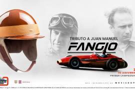 Gran Premio de México entregará réplica del casco de Fangio