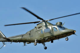 Helicóptero de “Los Zetas” está a la venta en la Feria Aeroespacial México