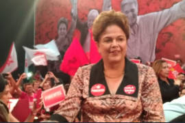 La expresidenta Dilma Rousseff presenta su candidatura al Senado