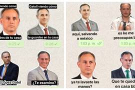 #Gatellovers... Llegaron los stickers de Hugo López-Gatell para enfrentar al coronavirus