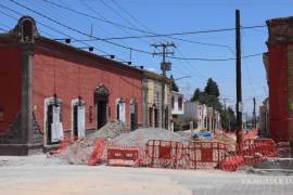 Las obras en la calle General Cepeda han causado molestia entre los vecinos ante su lentitud.