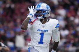 El receptor de los Detroit Lions consiguió que la NFL retirara lados multas por sus celebraciones ante Buffalo Bills. La liga le pidió cuidar su comportamiento dentro del campo.
