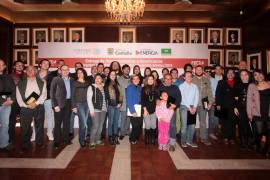 Entregan reconocimientos a ganadores del PECDA en Coahuila