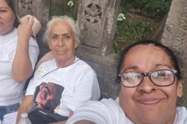 Madres buscadoras de la Región Centro participaron en la Marcha de la Dignidad Nacional realizada en Ciudad de México.