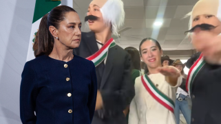 La presidenta destacó el entusiasmo de niños y jóvenes que han retomado en redes sociales su mensaje sobre la educación media superior