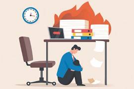 El burnout (o síndrome de desgaste profesional) es un estado de agotamiento físico, mental y emocional causado por el estrés crónico relacionado con el trabajo.