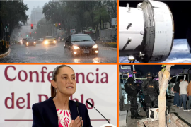 Noticias para el fin de semana: Pronóstico de clima, Claudia Sheinbaum nombra como “histórica” la inversión en infraestructura educativa y ¡Artemis II ya está de regreso!