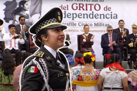 Claudia Sheinbaum encabezó su primer Desfile Cívico-Militar en el Zócalo de la Ciudad de México por el 215 aniversario de la Independencia, donde se declamó el poema A la Patria de Manuel Acuña