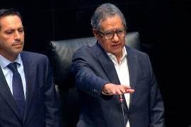 Higinio Martínez rinde protesta como presidente del Senado tras obtener 116 votos a favor para encabezar el último año de la LXVI Legislatura.