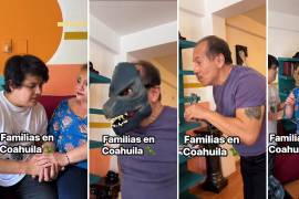 El video viralizó la parodia de padres intentando convencer a su hijo de que los dinosaurios forman parte de la identidad coahuilense.