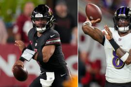 Kyler Murray por la vía terrestre y Lamar Jackson por aire, fueron vitales para los triunfos de sus equipos.