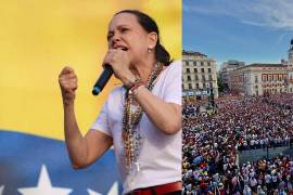 María Coina Machado en Madrid