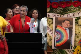 Salma Luévano, diputada de Morena, despide a Ociel Baena y culpa de asesinato a Martha Márquez, senadora del PT. FOTO: VANGUARDIA
