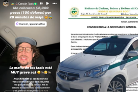 El Gobierno de Quintana Roo respondió asegurando que las tarifas están reguladas, mientras que el sindicato de taxistas defendió a los conductores,