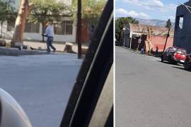 Vecinos captaron a dos personas talando árboles en el cruce de Distrito Federal y Monclova, en la colonia República, una zona que ha registrado varios casos similares en meses recientes.