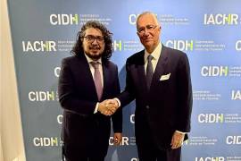 Salinas se reunió con Pedro Vaca, relator especial para la Libertad de Expresión de la CIDH.