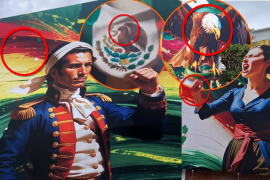 Los murales instalados en el Palacio de Gobierno y el Congreso de Tlaxcala fueron criticados por aparentes fallas en personajes y símbolos patrios