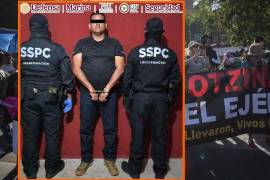Elementos de seguridad arrestaron a Marco Antonio ‘N’ por el delito de delincuencia organizada y vinculación al caso Ayotzinapa