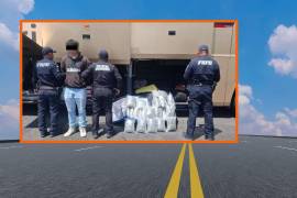 Aseguran cargamento de 23 kilogramos de drogas en carretera federal Morelia-Valtierrilla