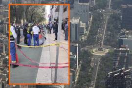 Mujer fallece tras caída de 12 pisos en Paseo de la Reforma