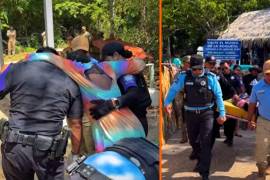 La turista de 36 años fue localizada descalza y con deshidratación en La Roqueta; autoridades la trasladaron a un hospital y dieron aviso al INM y a la Embajada de EU.