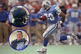 Daniel Medina es fanático de los Lions de Detroit desde 1995, cuando vio jugar por primera vez a Barry Sanders, uno de los mejores corredores de la historia de la NFL y de quien tiene un casco firmado.
