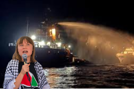 Barco de la Flotilla Sumud presuntamente fue atacado por un dron en el puerto de Túnez