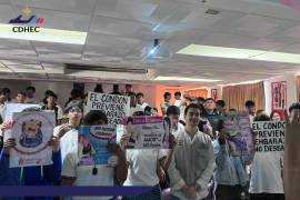 Personal de la Segunda Visitaduría de la CDHEC impartió pláticas sobre prevención del embarazo adolescente en el Conalep de San Pedro.