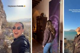 La creadora documentó su recorrido por pozas, senderos y paisajes naturales de Cuatro Ciénagas.