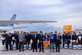 Selección japonesa en Monterrey, Nuevo León