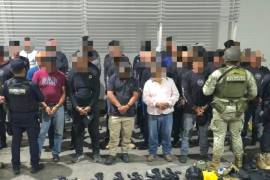 En la noche del 23 de septiembre, la Secretaría de Seguridad Publica (SSP) de Michoacán informó sobre la detención en Vista Hermosa de 38 personas de nacionalidad norteamericana, quienes portaban una pistola, 19 réplicas de armas de fuego, armas blancas y equipo táctico.