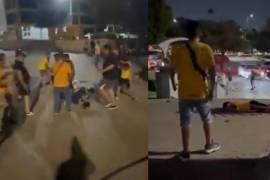 La violencia volvió a manchar el futbol mexicano. Durante el duelo Tigres vs América en el Estadio Universitario.