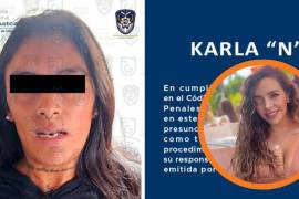 Karla Lizet “N”, presuntamente arrojó un químico a la cara de Ana Saldaña en noviembre de 2018.