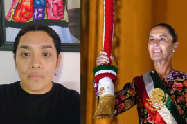 Diseñador Elvis Guerra pide apoyo a Claudia Sheinbaum tras ataque armado.