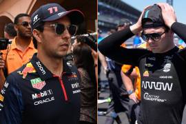 Sergio “Checo” Pérez (izquierda) falló en su participación en el GP de Mónaco; mientras que, Patricio “Pato” O’Ward (derecha) lo hizo en la Indy 500.